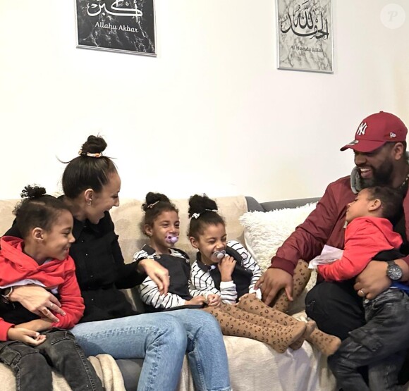 Rofrane et Nasser Bambara immortalisés avec leurs enfants sur Instagram.