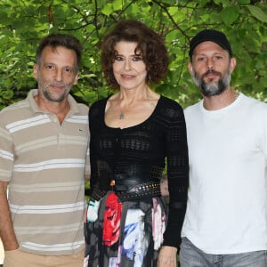 Mathieu Kassovitz, Fanny Ardant et Nicolas Duvauchelle au photocall du film "Les Rois de la Piste" lors de la 16ème édition du festival du film francophone (FFA) de Angoulême, France, le 25 août 2023. © Coadic Guirec/Bestimage 