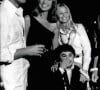 Archives - Roger Moore, Britt Ekland, Maud Adams, et Hervé Villechaize lors de la première du film James Bond "L'Homme au pistolet d'or". Le 4 janvier 1974 © Keystone Pictures / Zuma Press / Bestimage  Jan. 04, 1974 - 'The Man with the Golden Gun' stars ROGER MOORE, left, as secret agent 007. His charming female partners are BRITT EKLAND, right, and MAUD ADAMS, center, along with his most villian enemy, HERVE VILLECHAIZE, front right, who tries several times to kill the hero. (Credit Image: © Keystone Press Agency/Keystone USA via ZUMAPRESS.com) 