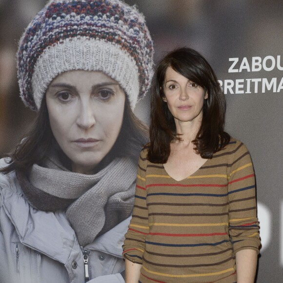 Zabou Breitman - Avant-première du film "24 jours" au cinéma Gaumont Marignan à Paris, le 10 avril 2014.