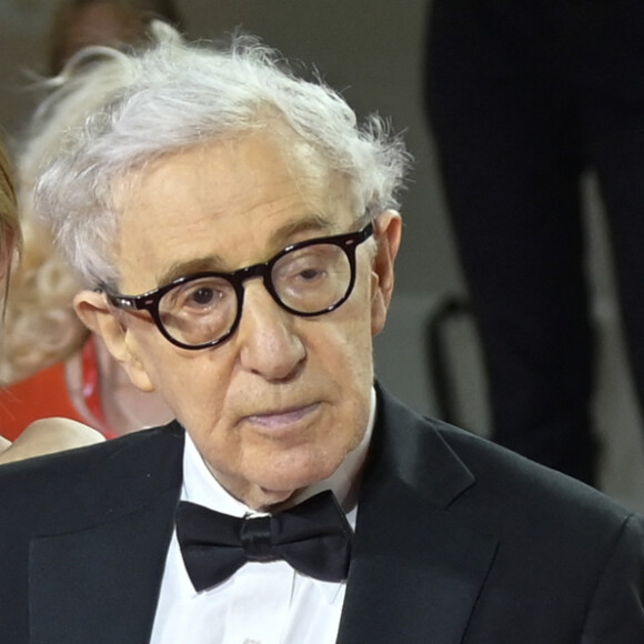 Bechet Allen, Manzie Tio Allen, Woody Allen et Soon-Yi Previn - Première du film "Coup de chance" - 80e Festival international du film de Venise, La Mostra de Venise, le 4 septembre 2023. © Mario Cartelli/SOPA Images via Zuma Press/Bestimage)