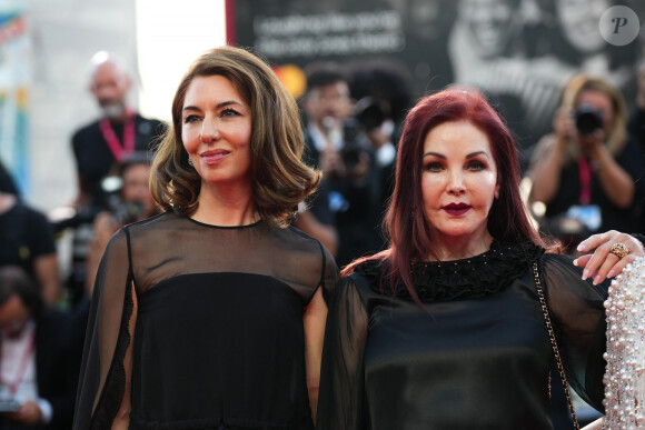 Sofia Coppola, Priscilla Presley - Red Carpet du film Priscilla présenté au 80ème Festival International du Film de Venise (Mostra), le 4 septembre 2023.