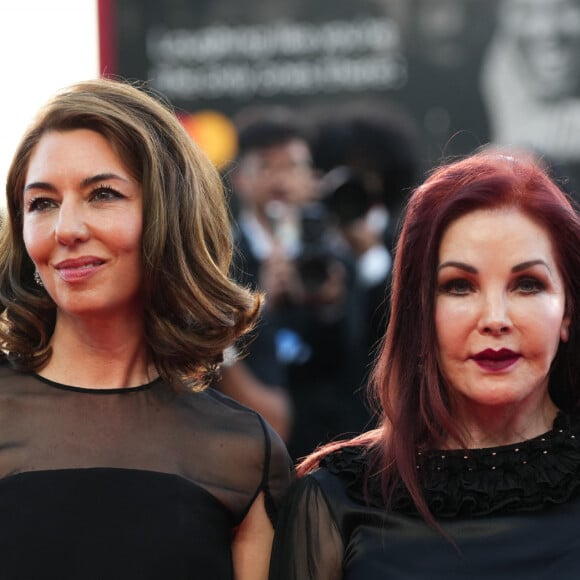 Sofia Coppola, Priscilla Presley - Red Carpet du film Priscilla présenté au 80ème Festival International du Film de Venise (Mostra), le 4 septembre 2023.