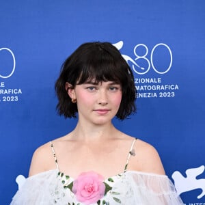 Cailee Spaeny au photocall de Priscilla présenté au 80ème Festival International du Film de Venise (Mostra), le 4 septembre 2023.