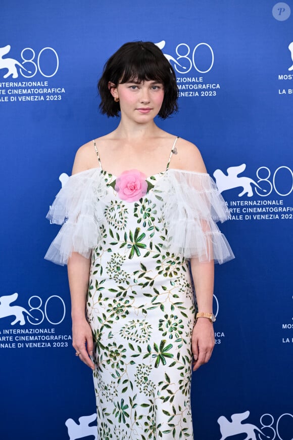 Cailee Spaeny au photocall de Priscilla présenté au 80ème Festival International du Film de Venise (Mostra), le 4 septembre 2023.