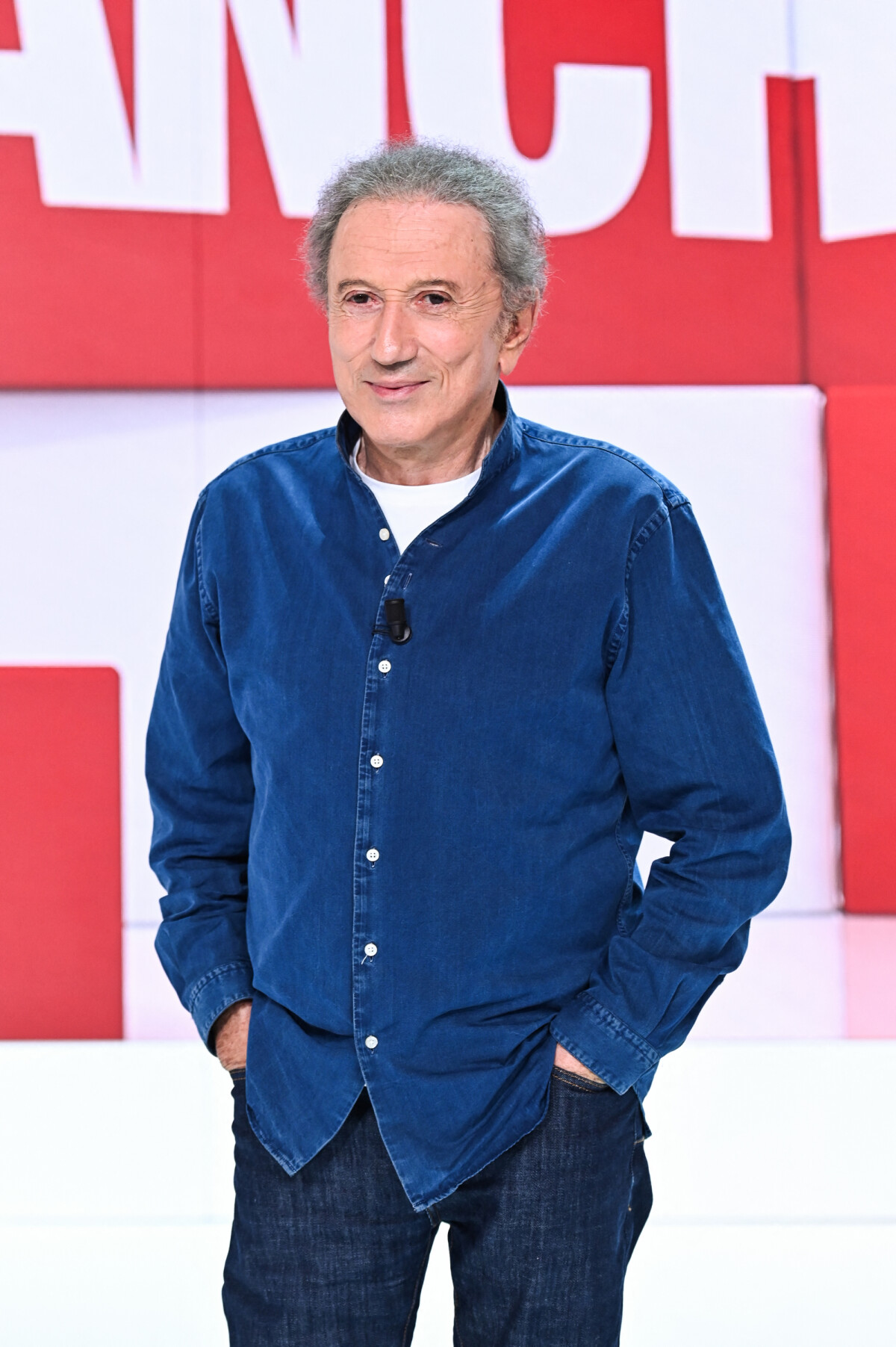 Photo Exclusif Michel Drucker Enregistrement De L Mission Vivement Dimanche Au Studio