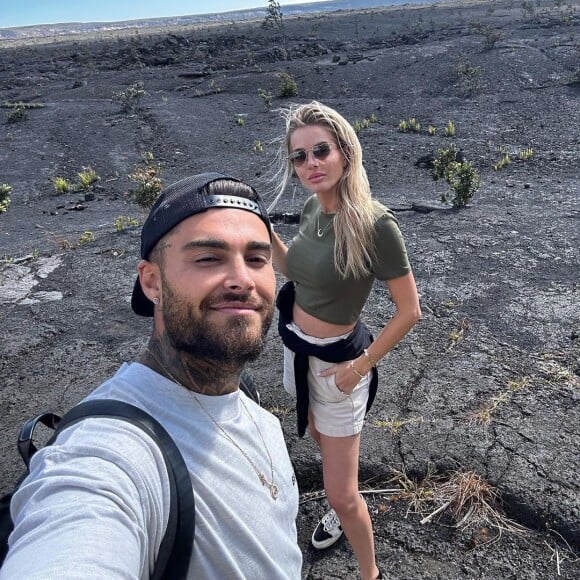 Thibault Garcia et Jessica Thivenin vont devoir être rapatriés de Hawaï en raison de violents incendies. ©Instagram