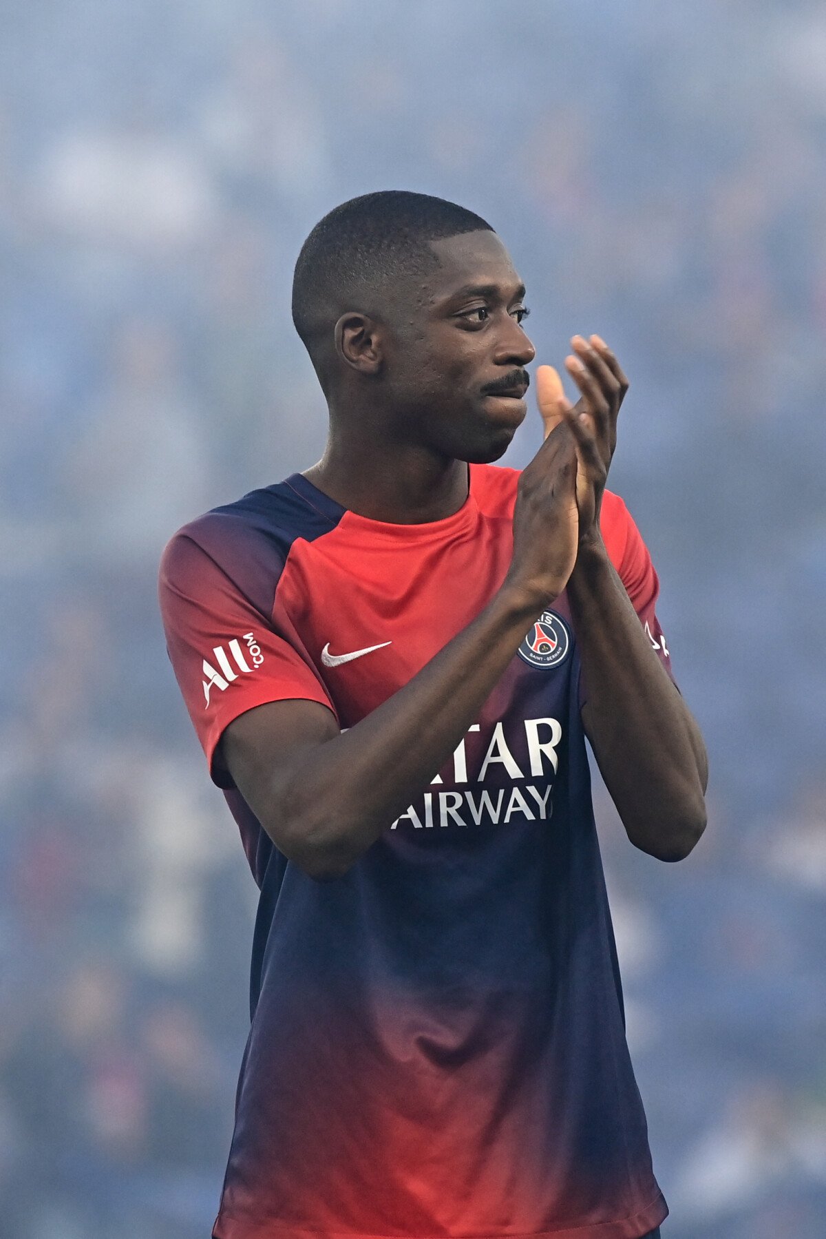 Photo Arriv au PSG cet t Ousmane Demb l est un homme mari