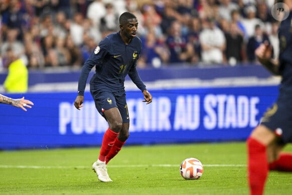 Ousmane Dembélé - Match de qualifications de l'Euro2024 "France - Grèce (1-0)" au stade de France, le 19 juin 2023.