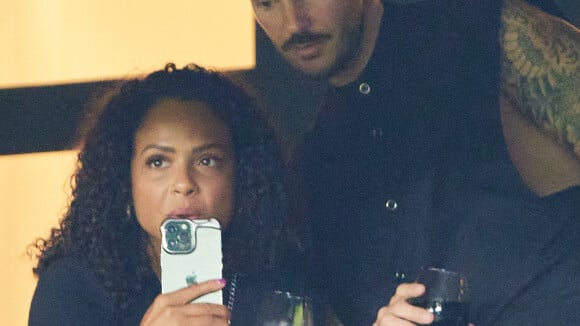 PHOTOS M. Pokora et Christina Milian partagent un verre de vin à côté de Nagui et Mélanie Page pour la belle victoire des Bleus