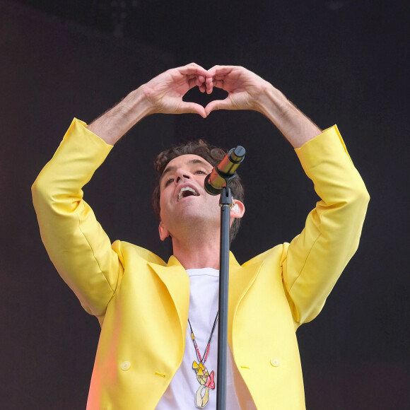 L'auteur-compositeur-interprète Mika sur scène pour le festival de l'île de Wight 2023, à NewPort, Royaume Uni, le 18 juin 2023. © Dawn Fletcher-Park/SOPA Images/Zuma Press/Bestimage 