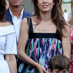 Il est encore très jeune à 5 ans.
Charlotte Casiraghi, Balthazar Rassam lors du traditionnel pique-nique "U Cavagnëtu" au parc Princesse Antoinette à Monaco le 9 septembre 2023. © Claudia Albuquerque / Bestimage 