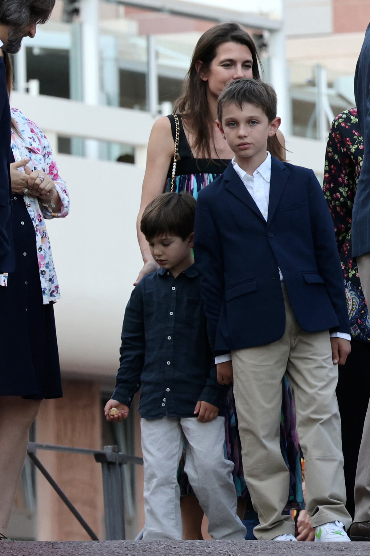 Photo : Charlotte Casiraghi, Balthazar Rassam et Raphaël Elmaleh lors ...