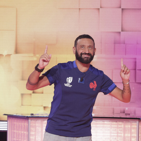 Exclusif - Cyril Hanouna - Sur le plateau de l'émission TPMP (Touche Pas à Mon Poste) présentée en direct par C.Hanouna et diffusée sur C8 - Paris le 07/09/2023 - © Jack Tribeca / Bestimage