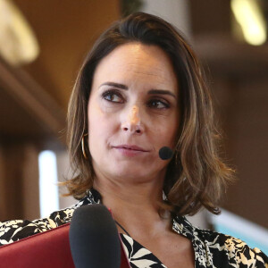 Julia Vignali participe à la 5ème Journée nationale de lutte contre le harcèlement à l'école, au collège Chaptal à Paris, le 7 novembre 2019. © Gwendoline Le Goff / Panoramic / Bestimage 