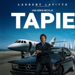 Ce biopic en 7 épisodes, porté par Laurent Lafitte et Joséphine Japy, est mis en ligne le mercredi 13 septembre 2023.
Laurent Lafitte dans la série Tapie, sur Netflix.
