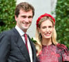 Carnet rose pour le prince Amedeo de Belgique et sa femme Elisabetta
Le prince Amedeo de Belgique et sa femme Elisabetta María Rosboch von Wolkenstein - Mariage de la princesse Maria Laura de Belgique et William Isvy à Bruxelles. © Frédéric Andrieu / Bestimage 