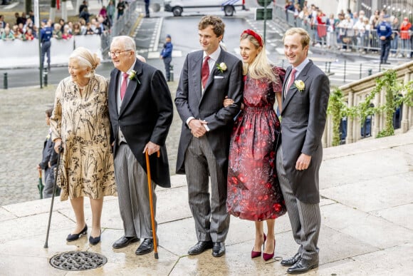 Mariage religieux de la princesse Maria Laura de Belgique et William Isvy en la Cathédrale des Sts Michel et Gudule à Bruxelles le 10 septembre 2022. 