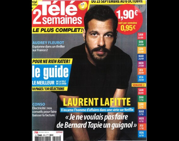 Retrouvez l'interview de Laurent Lafitte dans le magazine "Télé 2 Semaines".
