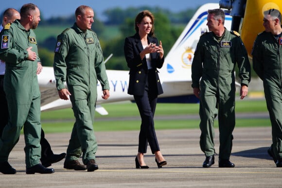 La princesse de Galles, Kate Catherine Middleton, en visite à la "Royal Naval Air Station" à Yeovilton. Le 18 septembre 2023 