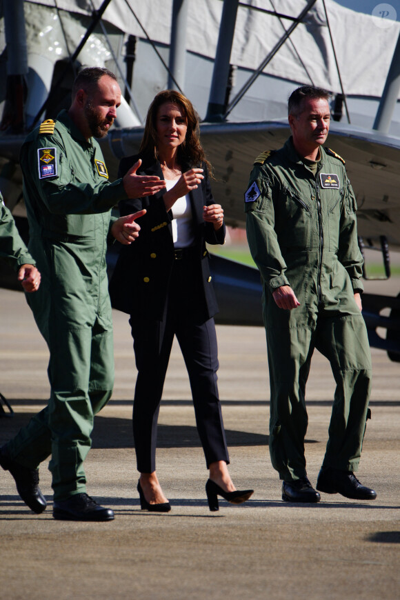 La princesse de Galles, Kate Catherine Middleton, en visite à la "Royal Naval Air Station" à Yeovilton. Le 18 septembre 2023 