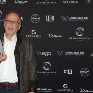 Fabrice Luchini à la press Room de la 11ème cérémonie des Globes de Cristal au Lido à Paris le 30 janvier 2017. © CVS / Bestimage 