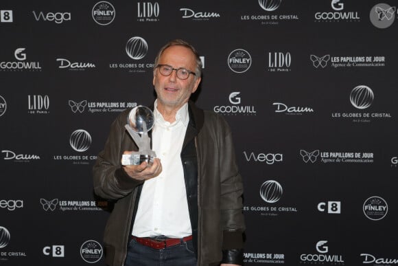 Fabrice Luchini à la press Room de la 11ème cérémonie des Globes de Cristal au Lido à Paris le 30 janvier 2017. © CVS / Bestimage 