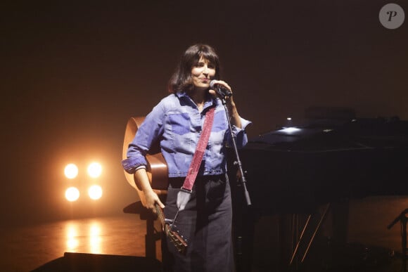 La Grande Sophie s'est confiée à l'AFP sur son puissant lien avec Barbara
Exclusif - La Grande Sophie (Sophie Huriaux) lors du concert hommage à la chanteuse Barbara "Du bout des lèvres" , conçu par l’INA, sur la scène du Grand Rex à Paris le 18 septembre 2023. Les stars ont repris le répertoire de Barbara dans un concert-hommage servi par des images d'archives de l'Ina. © Jack Tribeca / Bestimage