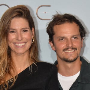 Juan Arbelaez et sa femme Laury Thilleman - Projection du film "Dune" au cinéma Le Grand Rex à Paris, le 6 septembre 2021.