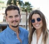 Interviewé par la magazine "Resto" au sujet de son histoire d'amour avec l'ex-Miss, le chef cuisinier a fait quelques confidences.
Juan Arbelaez et sa fiancée Laury Thilleman - Personnalités sur la place du Casino de Monte-Carlo dans le cadre de la seconde édition des Influencer Awards à Monaco, le 5 octobre 2019.