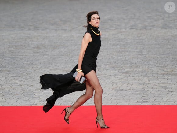 Charlotte Gainsbourg - Dîner d'Etat au château de Versailles en l'honneur de la visite officielle du roi Charles III d'Angleterre et de la reine consort Camilla Parker Bowles de 3 jours en France. Le 20 septembre 2023 