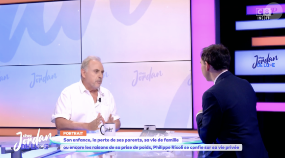 Philippe Risoli invité dans l'émission "Chez Jordan" sur C8