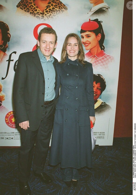 Dany Boon et Judith Godrèche en 2002 à l'avant-première de "8 femmes"