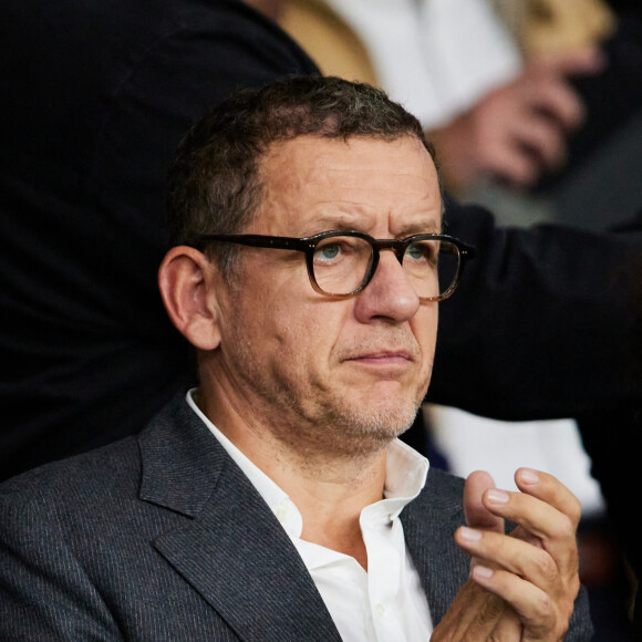 Dany Boon - People dans les tribunes du match de Ligue des champions entre le PSG et le Borussia Dortmund (2-0) au Parc des Princes à Paris le 19 septembre 2023. © Cyril Moreau/Bestimage 