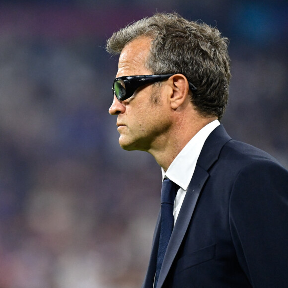 Echauffement - Fabien Galthie ( entraineur France ) - - Match d'ouverture de la coupe du monde de Rugby : La France l'emporte 27 à 13 face à la Nouvelle Zélande (All Blacks) au Stade de France à Saint-Denis le 8 septembre 2023. © Federico Pestellini / Panoramic / Bestimage 