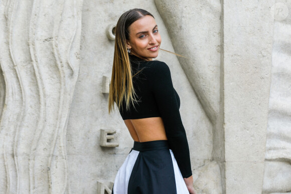Carla Ginola - Arrivées au défilé Rochas Femme Automne/Hiver 2022/2023 lors de la Fashion Week de Paris, France, le 2 mars 2022. © Veeren-Clovis/Bestimage 