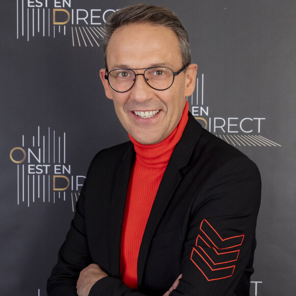 Exclusif - Julien Courbet (RTL) - Backstage de l'enregistrement de l'émission "On Est En Direct" (OEED), Spéciale 100 ans de la radio, présentée par L.Ruquier, diffusée sur France 2 le 8 mai © Jack Tribeca / Bestimage  Exclusive - No Web No Blog pour Belgique et Suisse 