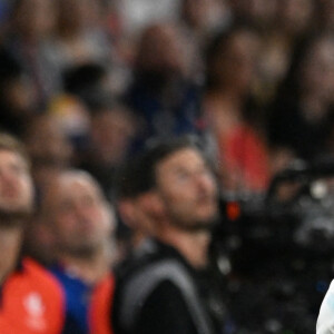 Antoine Dupont (france) - RUGBY : France vs Ecosse (30-27) - Match préparatif pour la coupe du monde 2023 à Saint-Étienne le 12 août 2023. © Frédéric Chambert / Panoramic / Bestimage