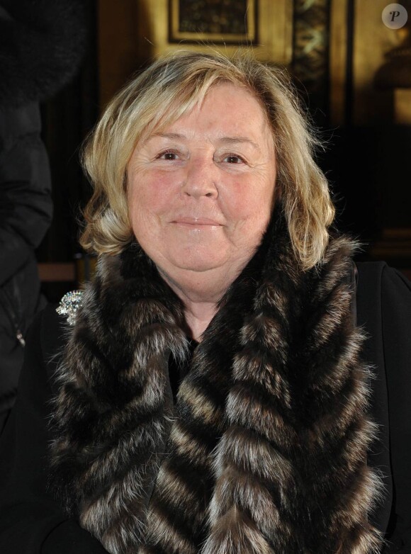 Maryvonne Pinault lors du défilé de Stella McCartney, le 8 mars 2010 à Paris