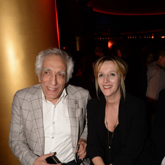 (info : Gérard Darmon est papa d'une petite Léna , née le 17 août 2017) Semi-exclusif - Gérard Darmon et sa femme Christine lors de l'after party du film "Chacun sa vie" à L'Arc à Paris, France, le 13 mars 2017. © Rachid Bellak/Bestimage  No Web No Blog pour la Belgique et la Suisse Semi-exclusive - Celebs attending the "Chacun sa vie" after-party at L'Arc in Paris, France, on March 13, 2017. 