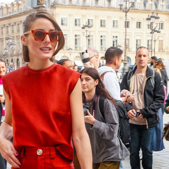 Olivia Palermo - Arrivées au défilé Giambattista Valli prêt à porter femme Printemps/Été 2024 lors de la Fashion Week de Paris (PFW), au Pavillon Vendôme, à Paris, France, le 29 septembre 2023. © Christophe Clovis/Bestimage