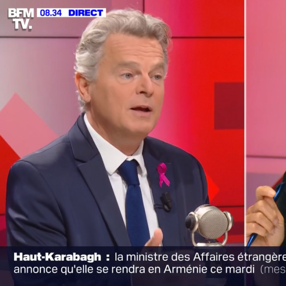 Apolline de Malherbe s'agace contre son invité Fabien Roussel dans son "Face à Face" sur BFMTV