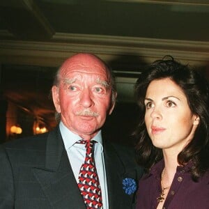 Eddie Barclay et son épouse Caroline Barclay en mars 1996.