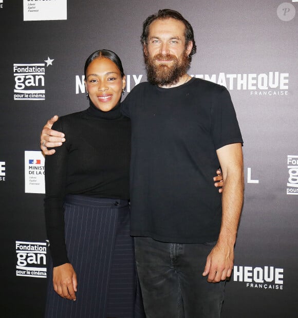 Chloé Lecerf et Arieh Worthalter à la première du film "Le Procès Goldman" à la Cinémathèque Française à Paris, le 25 septembre 2023.