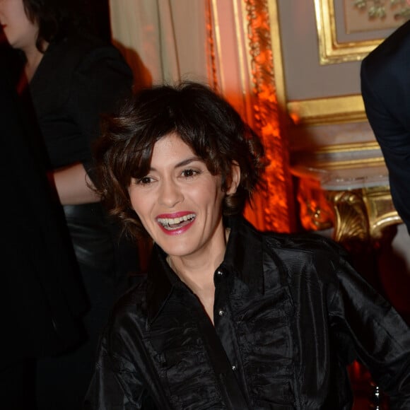 Audrey Tautou - Cocktail/dîner Longchamp à la boutique Longchamp, rue Saint-Honoré, à Paris, France, le 4 octobre 2016, lors de la Fashion Week de Paris © Rachid Bellak/Bestimage 