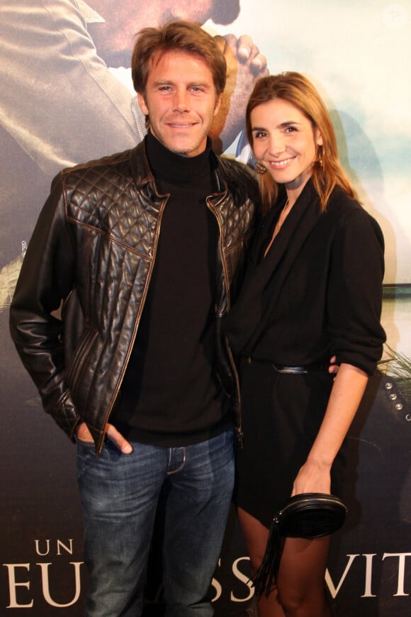 Emmanuel Philibert de Savoie et sa femme Clotilde Courau de Savoie - Avant-première du film l'Ordre et la Morale au cinéma UGC Normandie à Paris le 8 novembre 2011. 