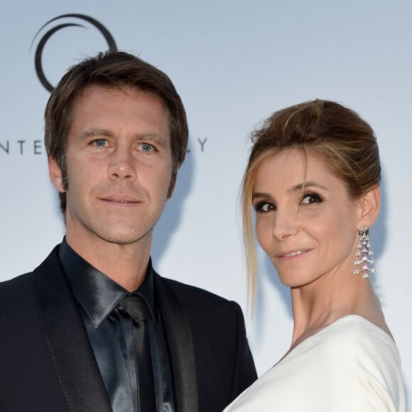 Emmanuel-Philibert de Savoie et sa femme, la princesse Clotilde Courau - Arrivées à la soirée AMFAR à l'Hôtel Eden Roc Cap d'Antibes - 65ème festival du film de Cannes 24 mai 2012.