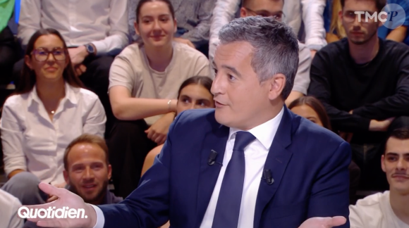 Jean-Michel Aphatie et Gérald Darmanin s'écharpent dans "Quotidien", sur TMC