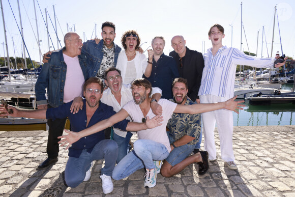 Michel Cordes, Marwan Berreni, , Tim Rousseau, Thibaud Vaneck, Pierre Martot, Florian Lesieur, Stéphane Hénon, Jérôme Bertin, Laurent Kérusoré, Marwan Berreni PLUS BELLE LA VIE Le festival de fiction TV de La Rochelle samedi 17 septembre 2022. © Christophe Aubert via Bestimage