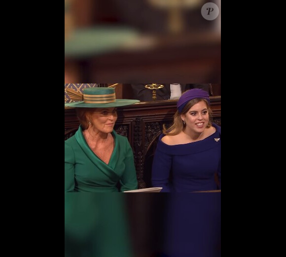 On y voit sa mère et sa soeur Beatrice...
La princesse Eugenie a dévoilé des photos de son mariage. @ Instagram